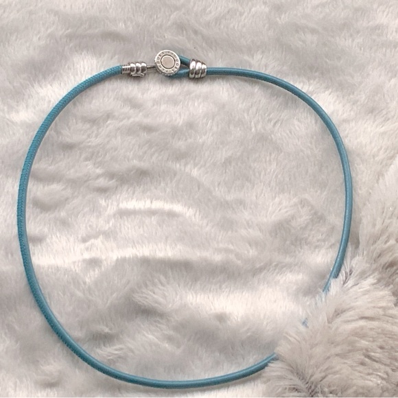 Genuine Pandora Turquoise Leather Double Wrap Bracelet - Picture 11 of 11
